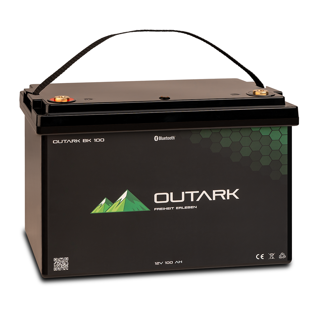LiFePO4 100Ah Batterie mit Bluetooth BMS - für Wohnmobil & Camper
