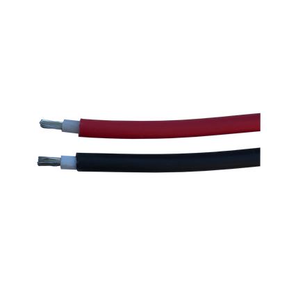 Solarkabel 1x4 mm² H1Z2Z2-K Eca | UV- & witterungsbeständig | Rot/Schwarz