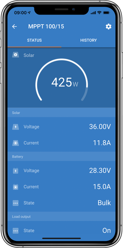Victron SmartSolar MPPT 75/15 | Solarladeregler 12/24V, 15A, Bluetooth
